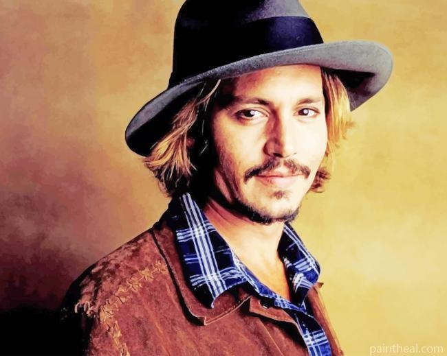 Johnny Depp Actor Painting By Numbers Kits