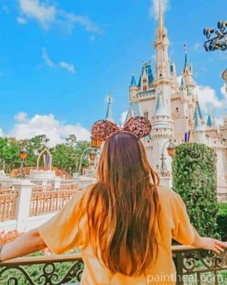 Aesthetic Girl In Disney – 5D Diamond Painting Painting By Numbers Kits