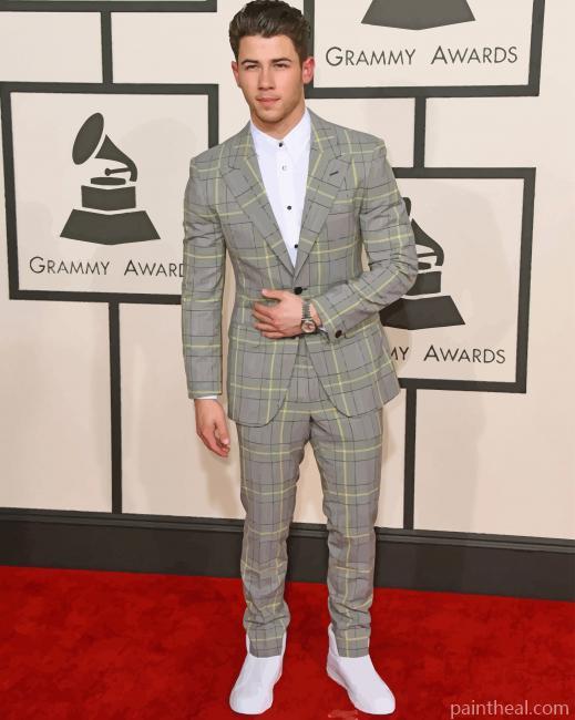 Nick Jonas Grammy Awards Painting By Numbers Kits