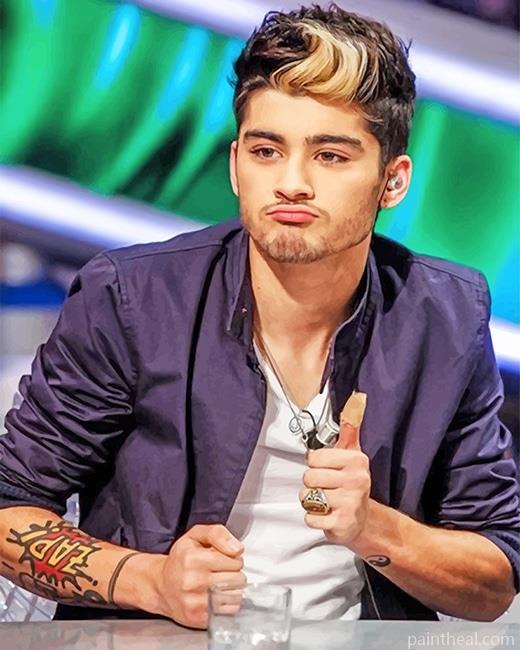Stylish Zayn Malik Painting By Numbers Kits