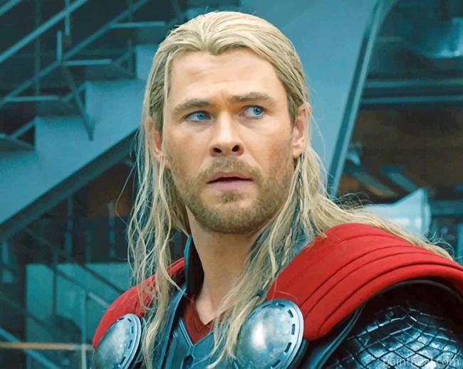 Superhero Thor Painting By Numbers Kits
