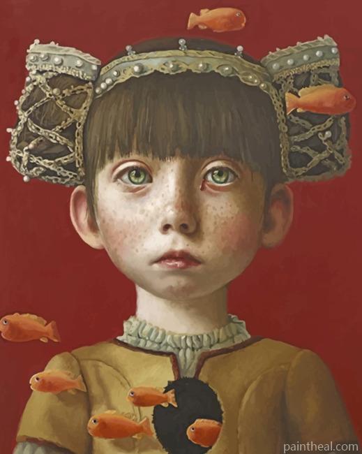 Weird Girl Painting By Numbers Kits