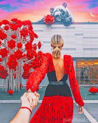 Follow Me Wherever I Go – 5D Diamond Painting Painting By Numbers Kits