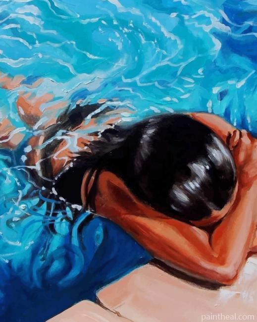 Woman Enjoying The Summer Painting By Numbers Kits