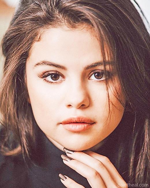 Selena Gomez Portrait Painting By Numbers Kits