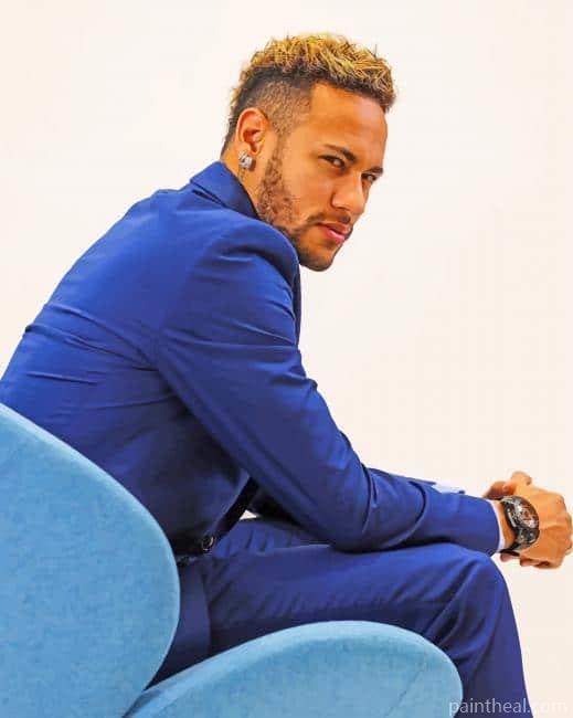 Neymar Photoshoot Painting By Numbers Kits