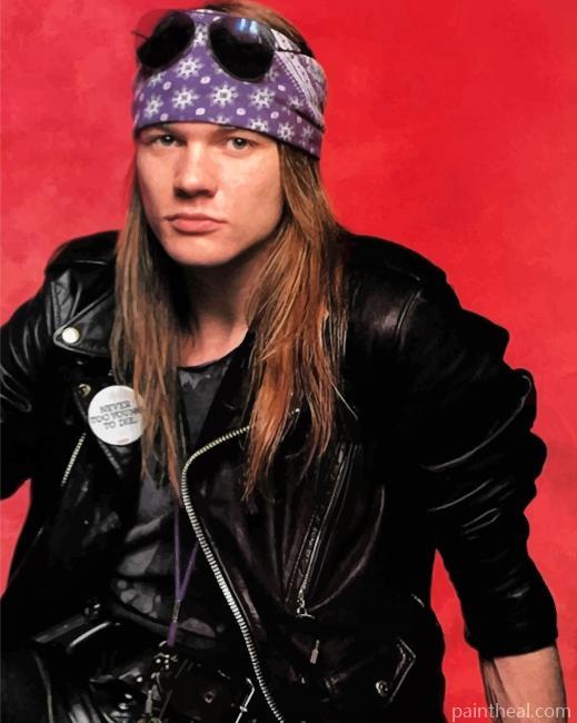 Gun N Roses Singer Painting By Numbers Kits