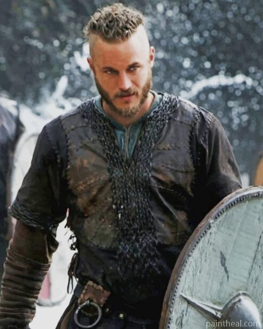Vikings Ragnar Lothbrok Painting By Numbers Kits