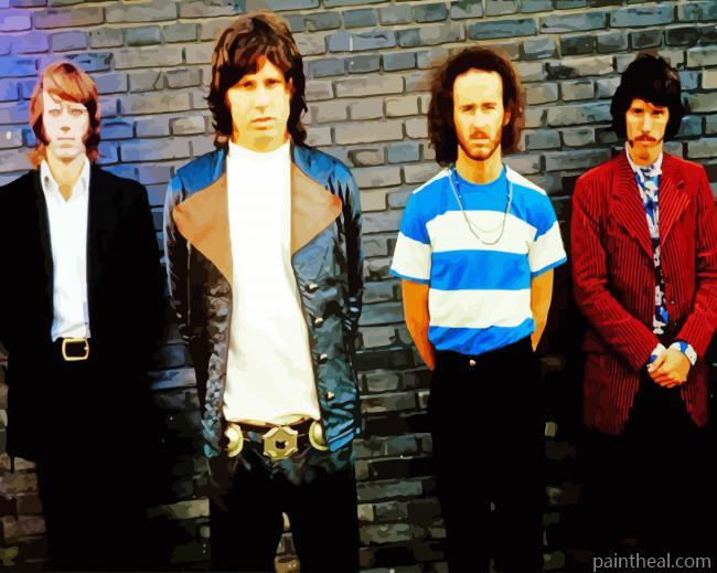 The Doors Group Painting By Numbers Kits