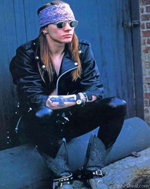 Axl Rose Singer Painting By Numbers Kits