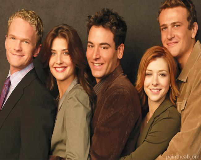 How I Met Your Mother Cast Painting By Numbers Kits