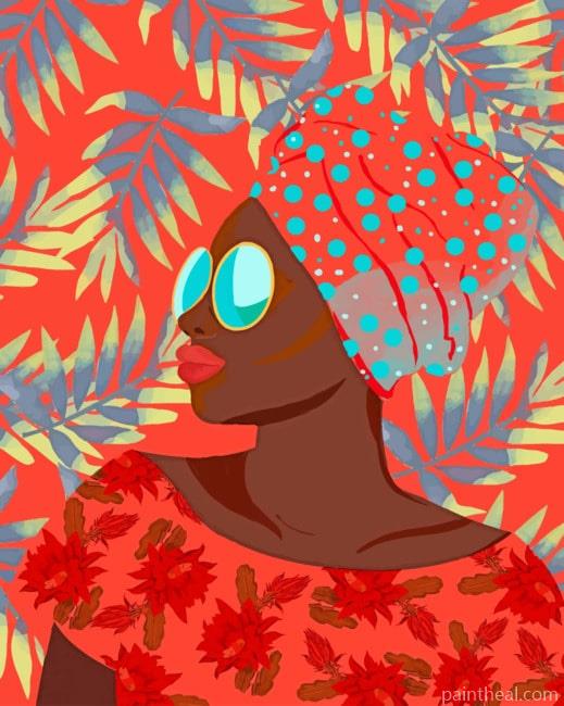 African Style Art Painting By Numbers Kits