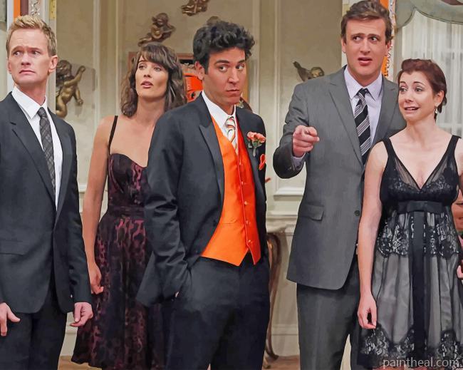 How I Met Your Mother Party Painting By Numbers Kits