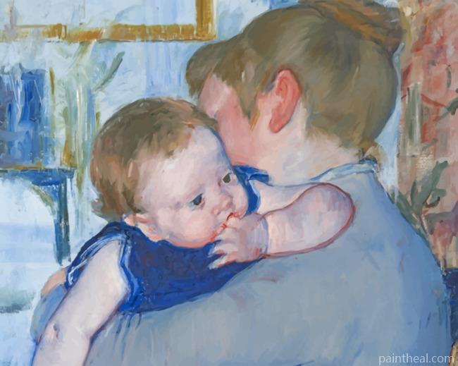 Mom And Daughter Painting By Numbers Kits