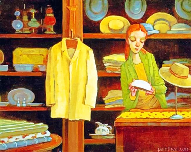 Straw Hat Shop Painting By Numbers Kits