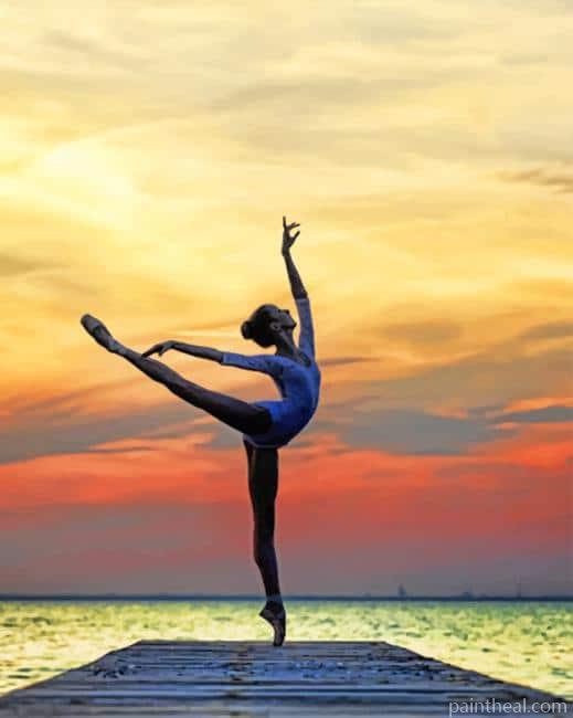 Sunset Ballet Painting By Numbers Kits