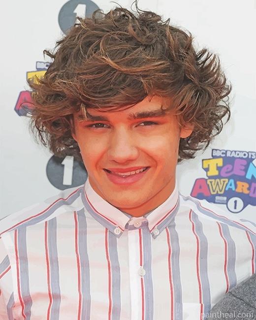 Young Liam Payne Painting By Numbers Kits