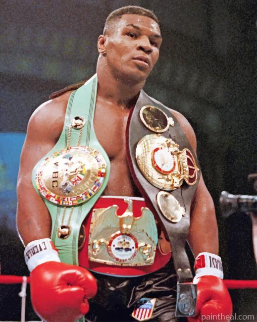 Mike Tyson World Champ Painting By Numbers Kits