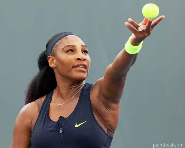 Serena Williams Tennis Player Painting By Numbers Kits