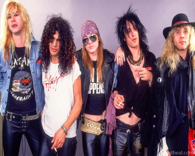 Gun N Roses Painting By Numbers Kits