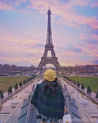 Girl In Paris – 5D Diamond Painting Painting By Numbers Kits