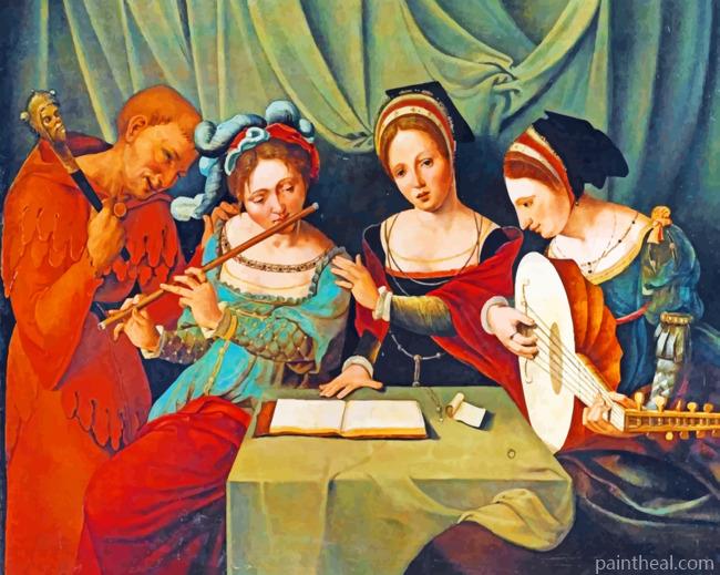 Renaissance Music Painting By Numbers Kits