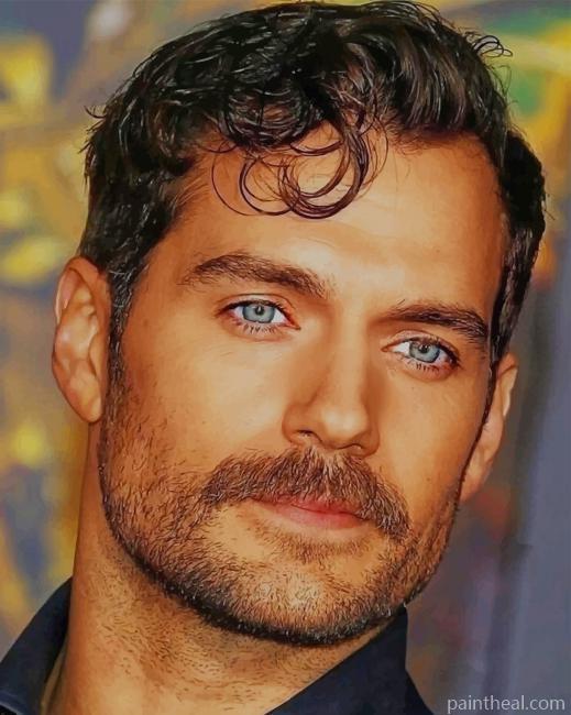 Handsome Henry Cavill Painting By Numbers Kits