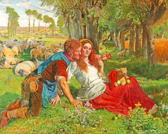 The Hireling Shepherd Painting By Numbers Kits