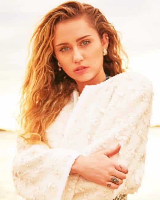 The Pretty Miley Cyrus Painting By Numbers Kits