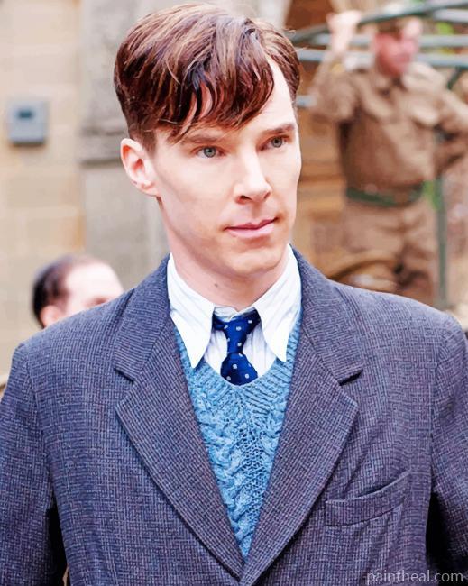 Benedict Cumberbatch Alan Turing Painting By Numbers Kits