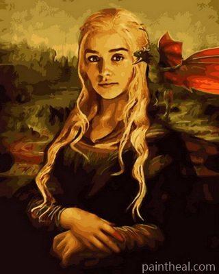Mona Lisa Daenerys – 5D Diamond Paintings Painting By Numbers Kits