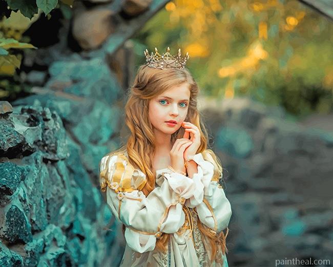 Little Princess Painting By Numbers Kits