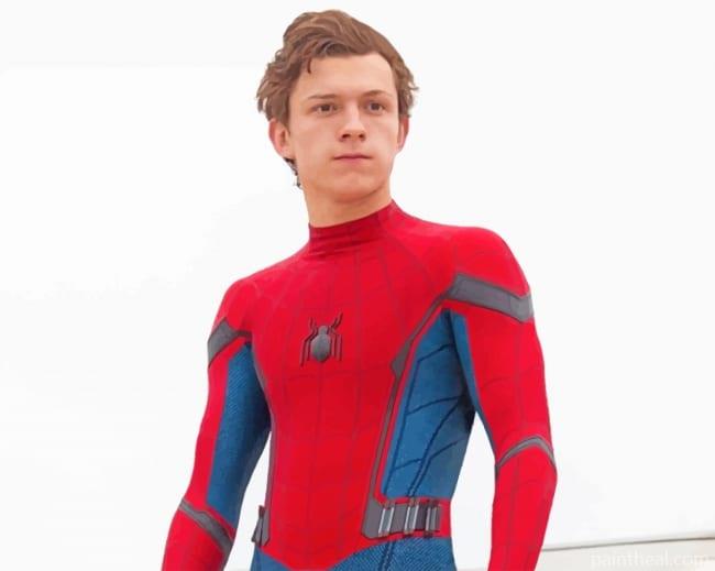 Spider Man Tom Holland Homecoming Painting By Numbers Kits
