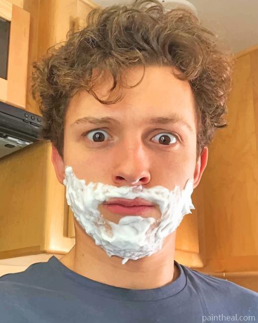 Adorable Tom Holland Painting By Numbers Kits