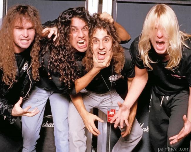 Slayer Band Painting By Numbers Kits