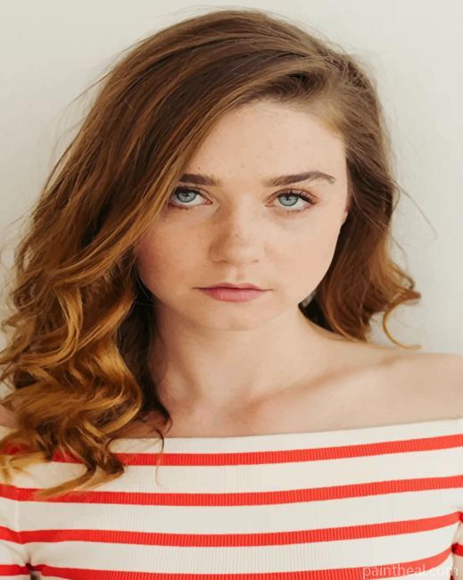 The Actress Jessica Barden Painting By Numbers Kits