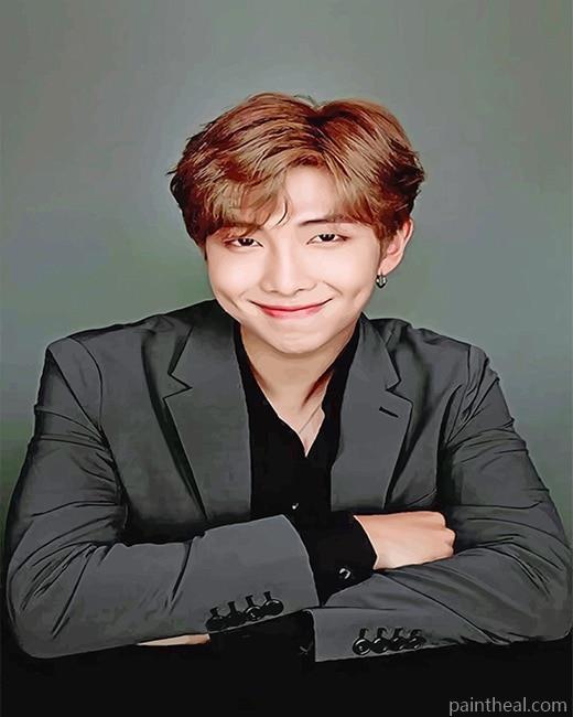 Classy Namjoon BTS Painting By Numbers Kits