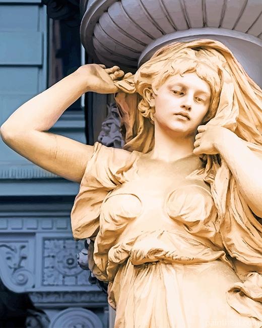 Woman Statue Rome Painting By Numbers Kits