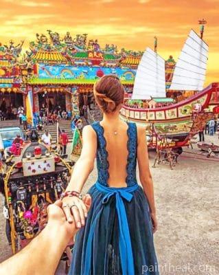 Follow Me Travel – 5D Diamond Painting Painting By Numbers Kits