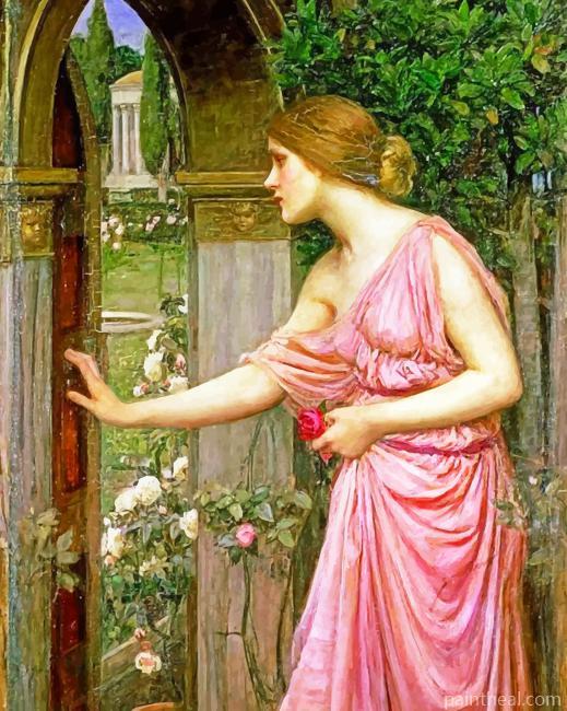 Psyche Opening The Door Of Cupid Painting By Numbers Kits