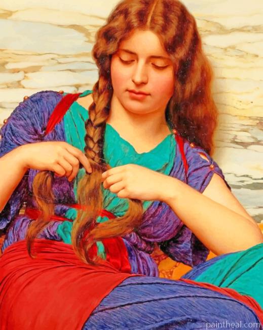 Beautiful Woman Painting By Numbers Kits
