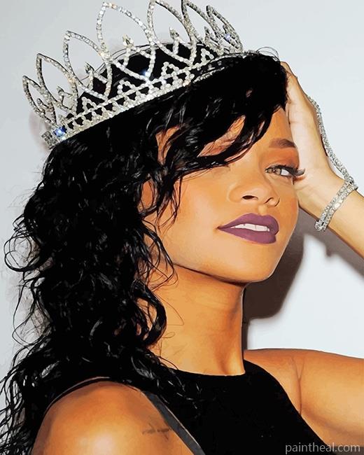 Queen Rihanna Painting By Numbers Kits