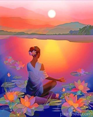 Meditation Vibes – 5D Diamond Painting Painting By Numbers Kits