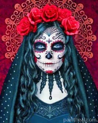 Gothic Sugar Skull – 5D Diamond Paintings Painting By Numbers Kits