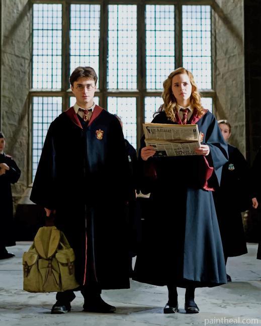 Harry Potter And Hermione Granger Painting By Numbers Kits