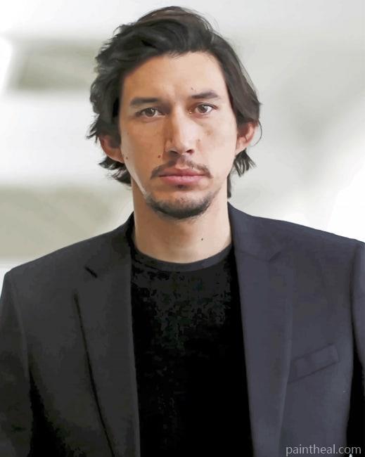 Classy Adam Driver Painting By Numbers Kits