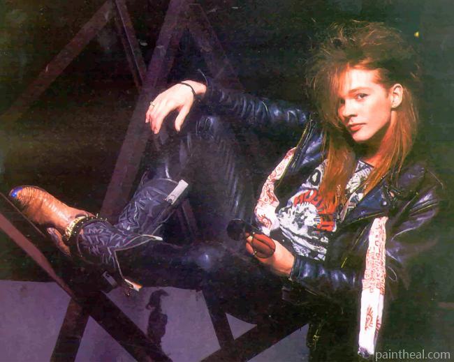 Gun N Roses Young Axl Rose Painting By Numbers Kits