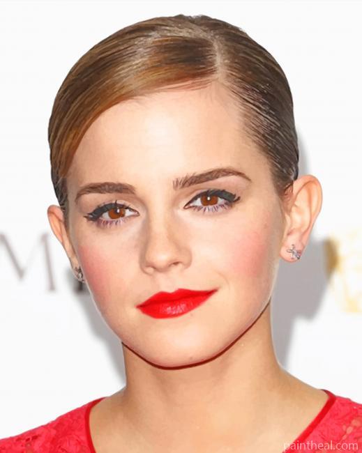 Classy Emma Watson Painting By Numbers Kits