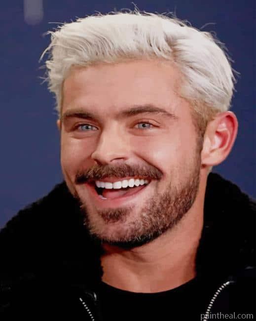 Zac Efron Actor Painting By Numbers Kits