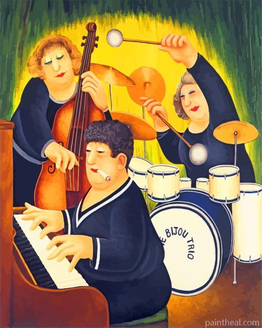 Fat Musician Painting By Numbers Kits